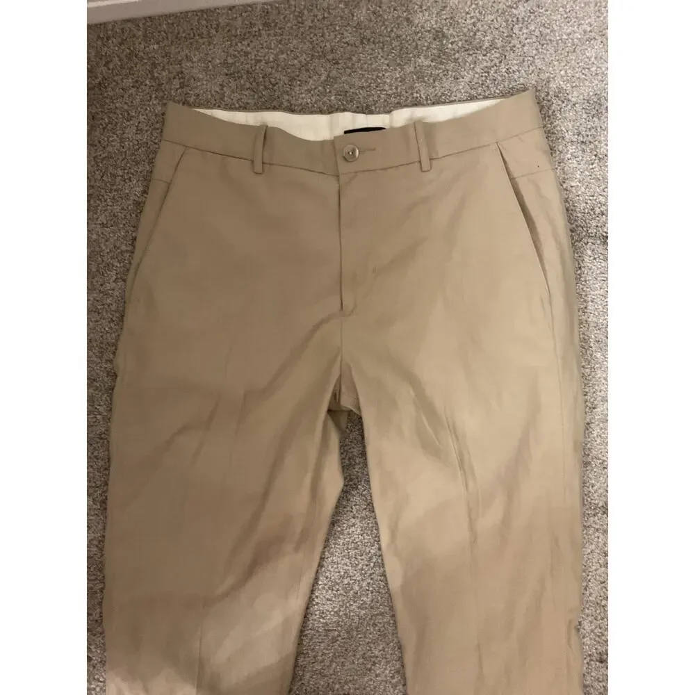NWT Vince Men's Tapered Lightweight Cuffed Trouser in Ashwood, sz 31